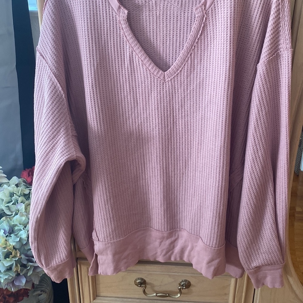 Pink Lilly Oversized Top - Picture 6 of 7